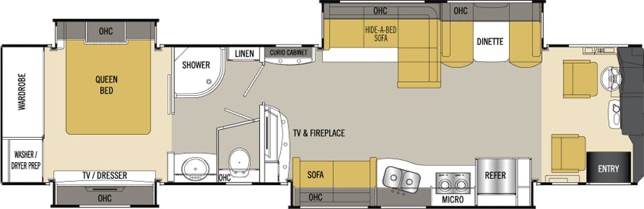 coachmen cross country 405FK floorplan