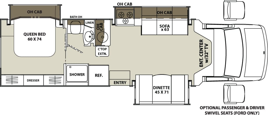 coachmen concord 300TS floorplan